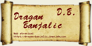 Dragan Banjalić vizit kartica